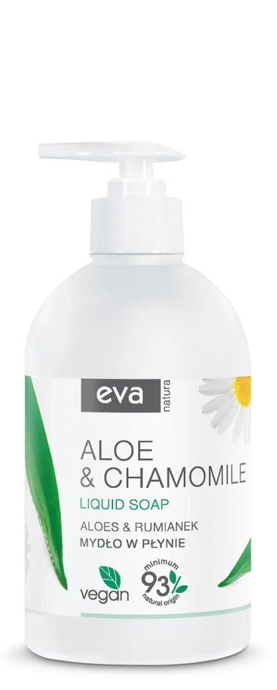 EVA NATURA Creamy liquid soap with aloe vera and chamomile